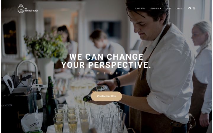 Screenshot of anshospitalityagency.be