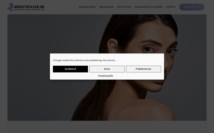 Screenshot of ansigtsfiller.dk