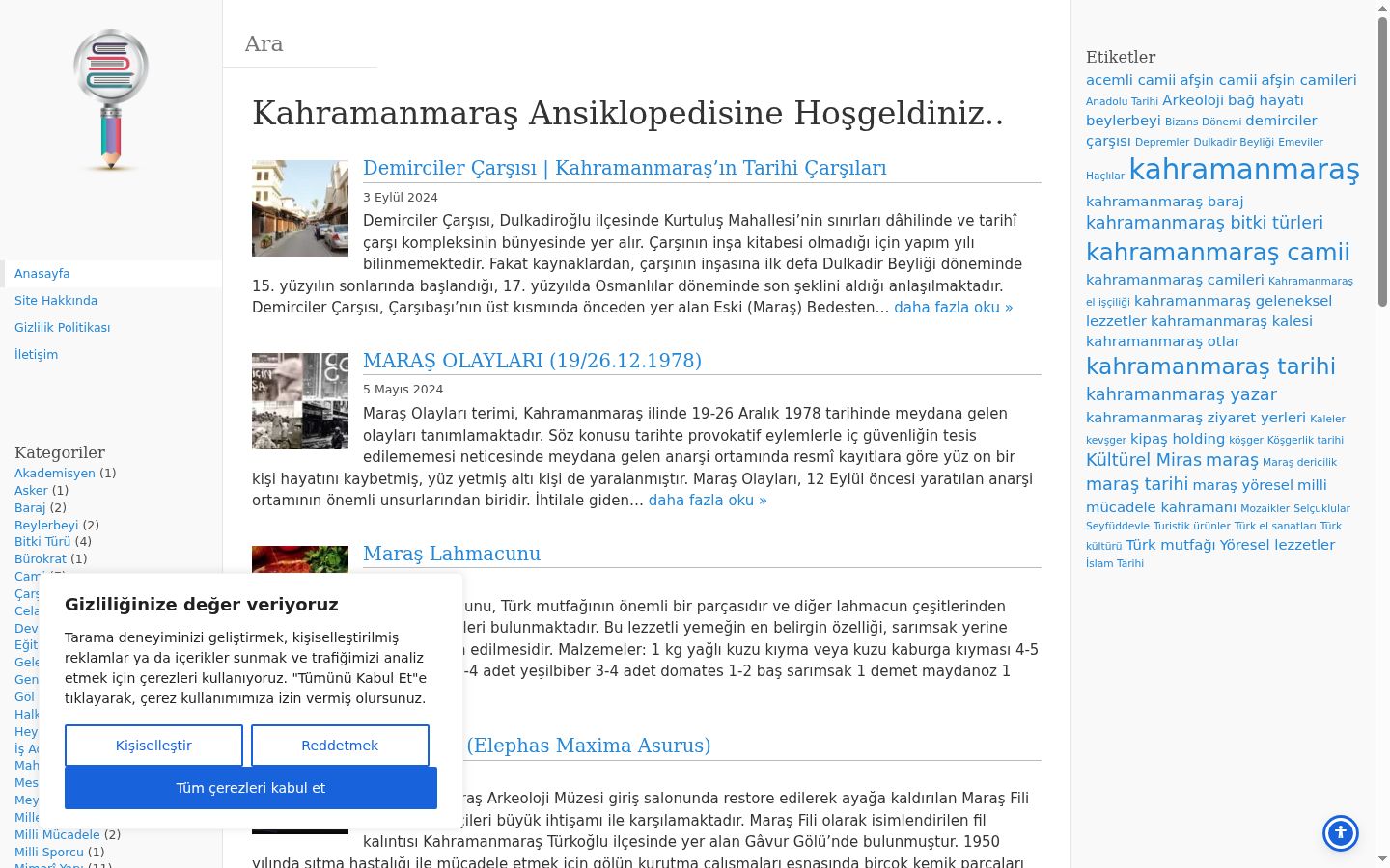 Snimka zaslona bannera za privolu prikazanog prije bilo kakve interakcije