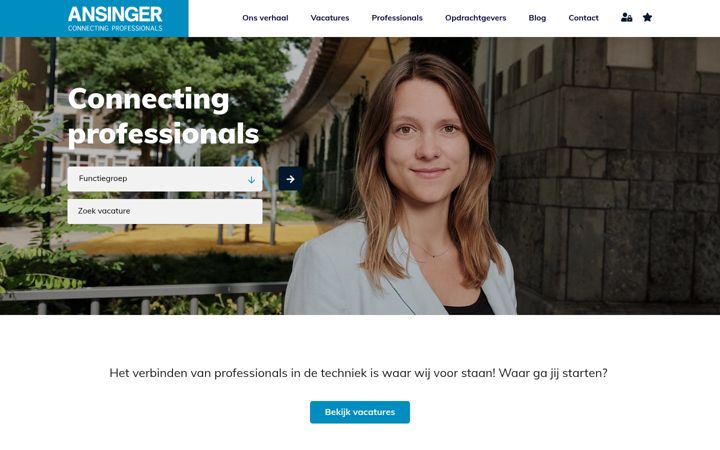 Screenshot di ansinger.eu