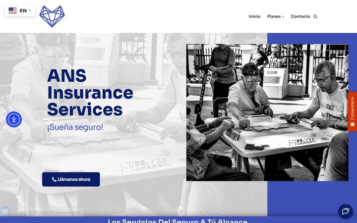 Snimka zaslona za ansinsuranceservices.com