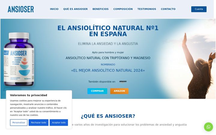 Snimka zaslona za ansioser.com