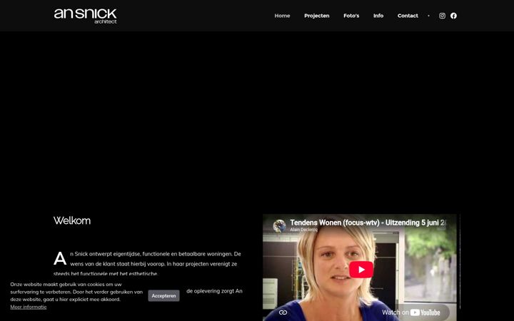 Screenshot of ansnick.be