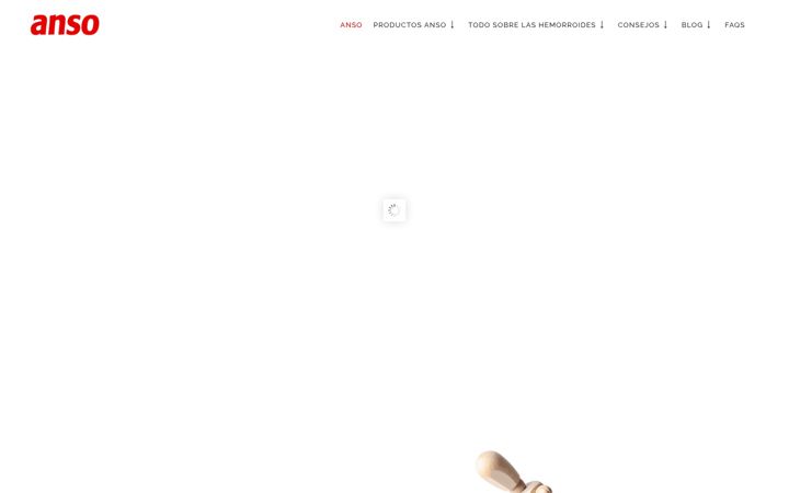 Screenshot ta' ansohemorroides.com