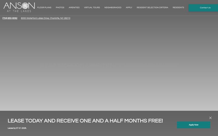 Screenshot ta' ansonatthelakes.com