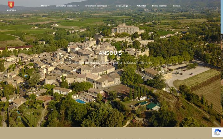 Screenshot of ansouis.fr