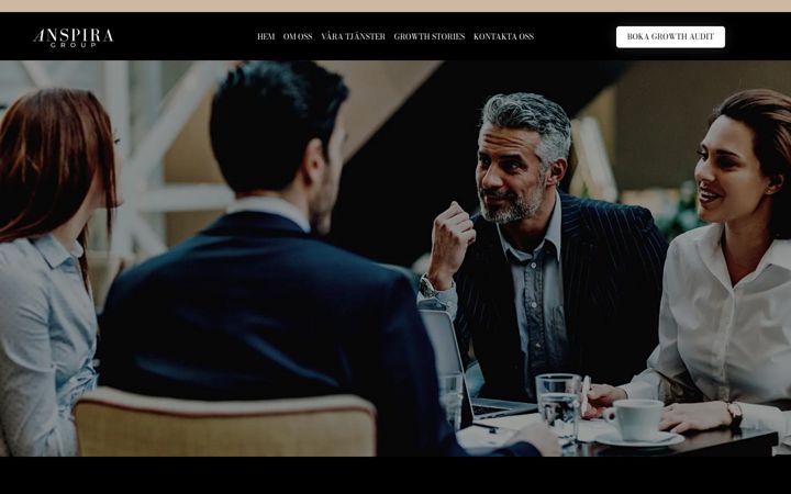 Screenshot of anspiragroup.com