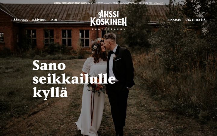 Posnetek zaslona anssikoskinen.fi