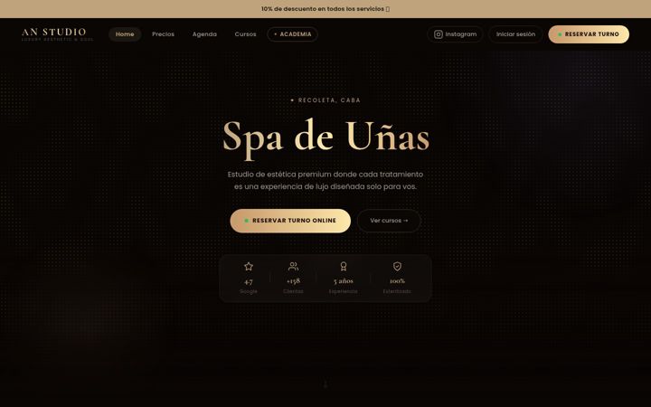 Screenshot of anstudio.com.ar