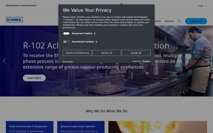 Screenshot of ansul.com