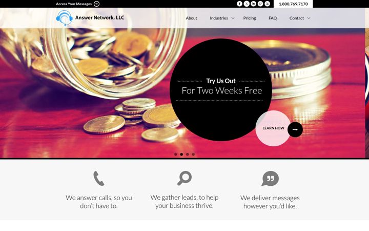 Екранна снимка на answernetworkllc.com