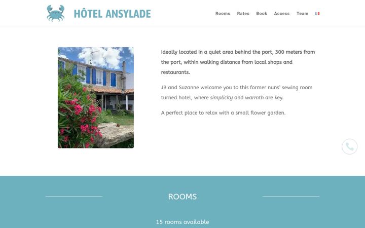 Screenshot of ansylade.fr