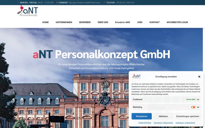 Screenshot von ant-personalkonzept.de
