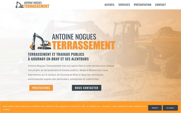 Screenshot of ant-terrassement.fr