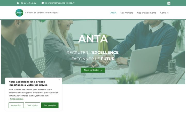 Screenshot of anta-france.fr