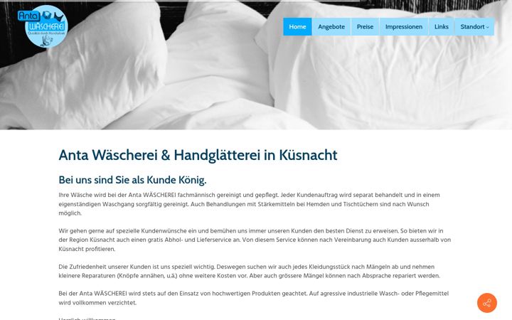 Екранна снимка на anta-waescherei.ch