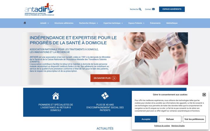 Screenshot of antadir.com