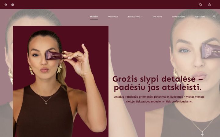 Screenshot of antakiumeistre.lt
