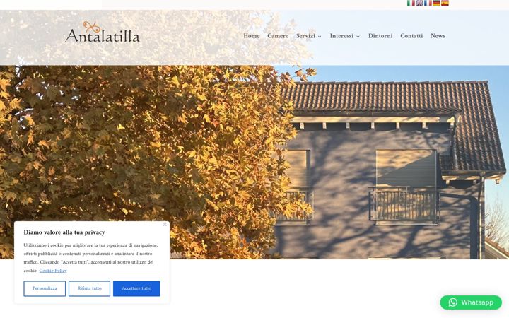 Екранна снимка на antalatilla.it