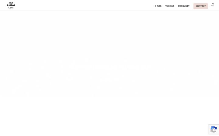 Screenshot van antalcider.cz