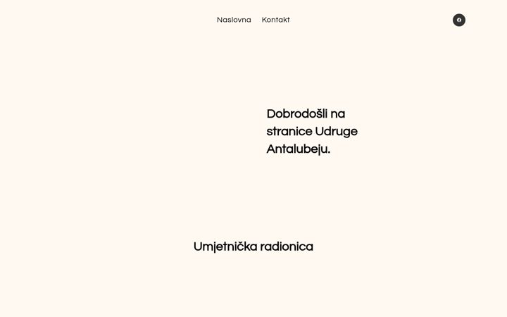 Screenshot of antalubeju.hr