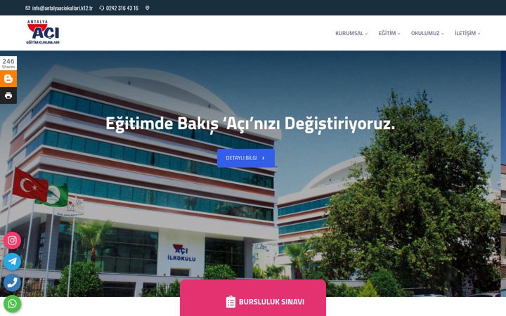 Screenshot of antalyaaciokullari.k12.tr