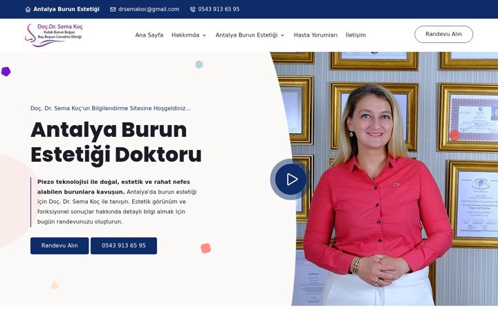 Екранна снимка на antalyaburunestetigi.com