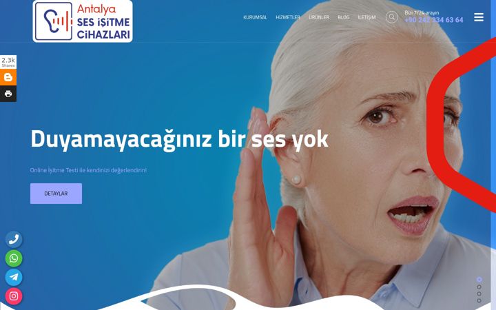 Екранна снимка на antalyasesisitme.com