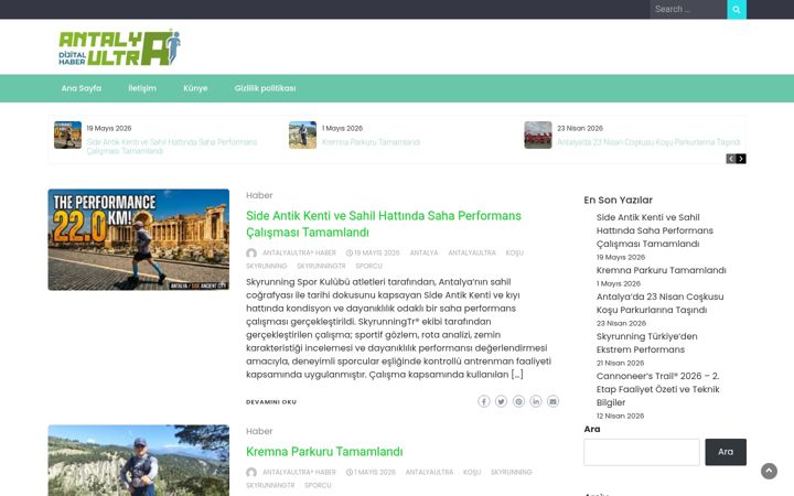 Snimka zaslona za antalyaultra.com.tr