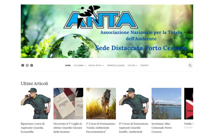 Screenshot of antaportocesareo.altervista.org