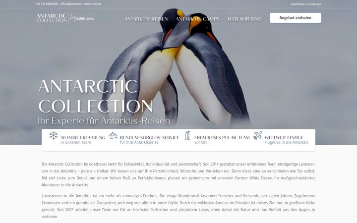 Screenshot of antarctica-experience.de