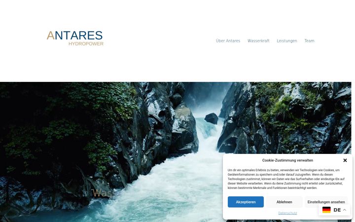 Captură de ecran a antares-assets.com