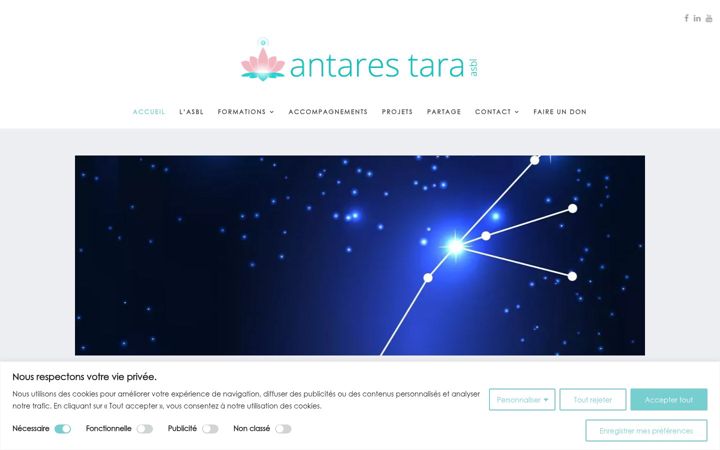 Screenshot von antares-tara.org
