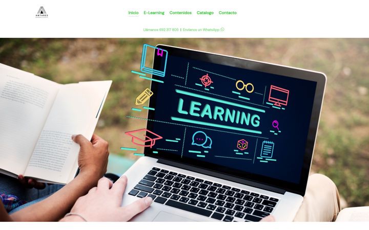 Screenshot of antaresdigital.es
