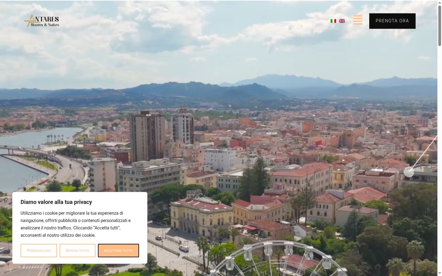 Snimka zaslona bannera za privolu prikazanog prije bilo kakve interakcije