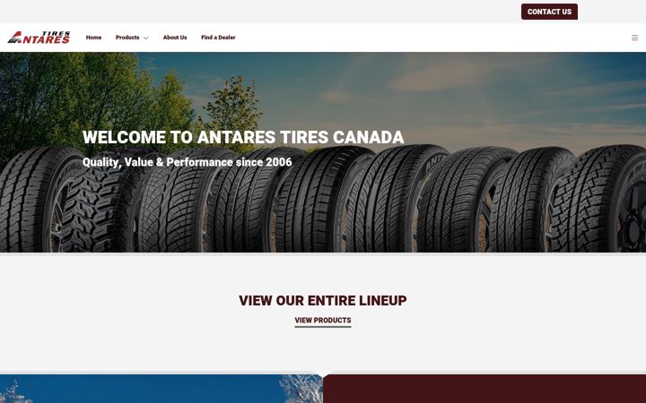 Snimka zaslona za antarestirescanada.com