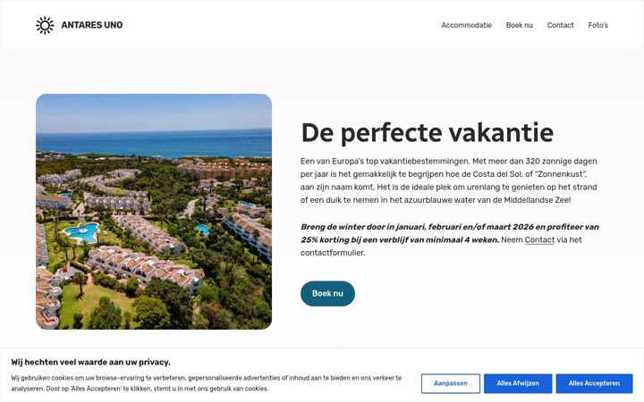 Screenshot of antaresuno.nl
