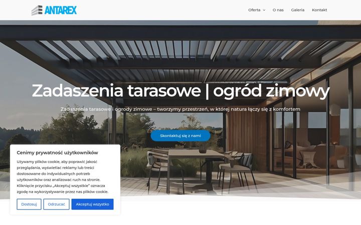 Skjámynd af antarex.pl