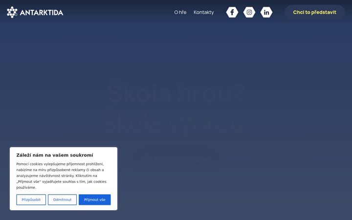 Screenshot of antarktida.eu