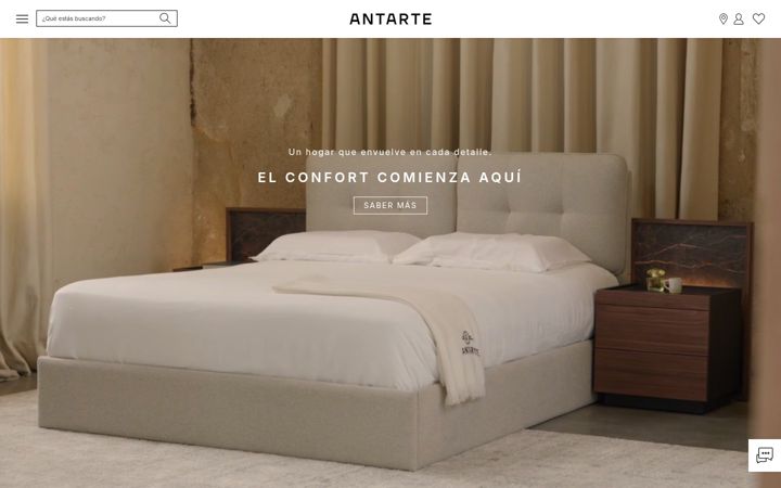 Screenshot of antarte.co.ve
