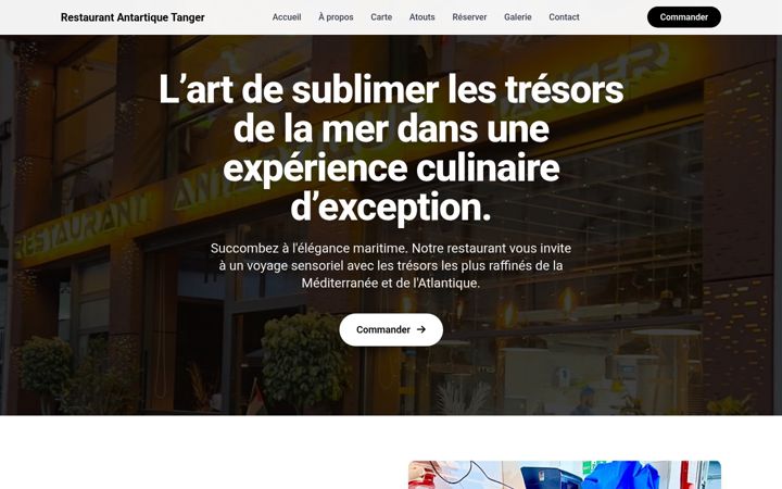 Screenshot of antartique.ma