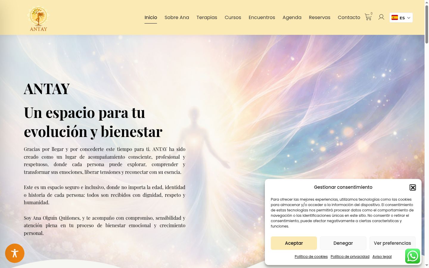 Screenshot van de toestemmingsbanner zoals getoond vóór enige interactie