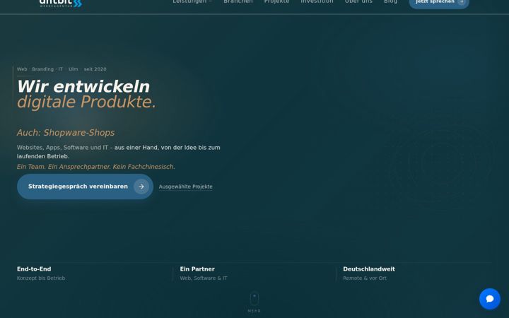 Screenshot of antbit.de
