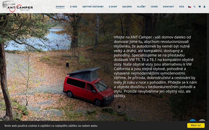 Screenshot of antcamper.eu