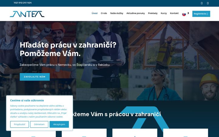 Képernyőkép: antea.sk