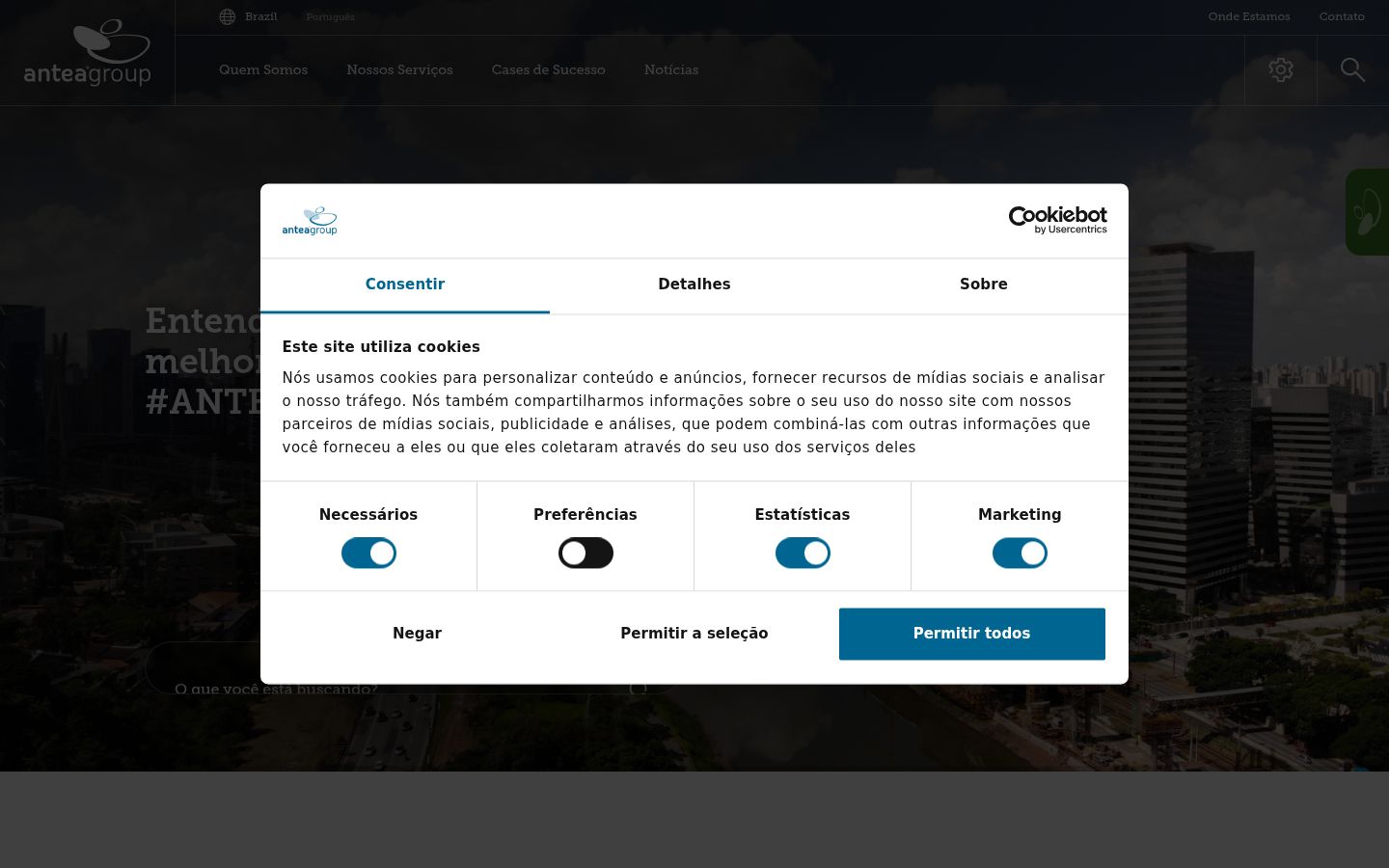 Screenshot tal-banner tal-kunsens muri qabel kwalunkwe interazzjoni