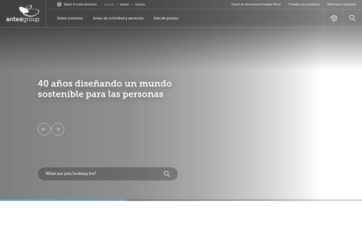 Screenshot of anteagroup.com.co