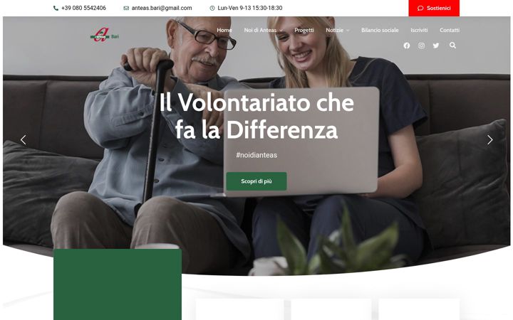 Screenshot of anteasbari.org