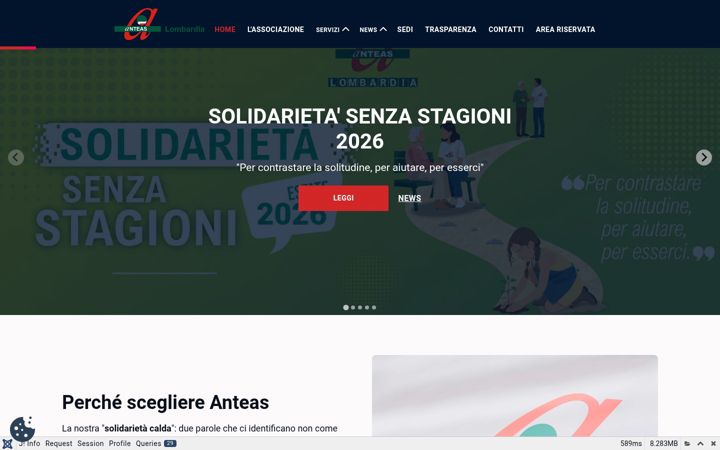 Snímek obrazovky anteaslombardia.org