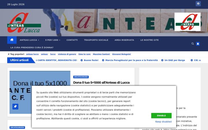 Snímek obrazovky anteaslucca.org